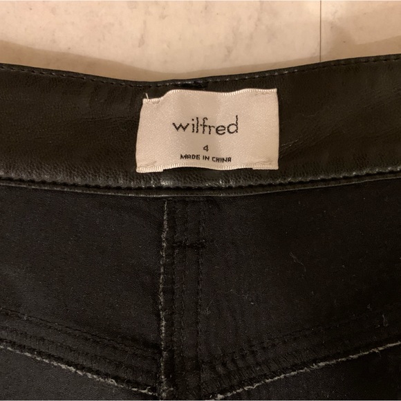 Melina Vegan Leather Flare Pants - Picture 5 of 5